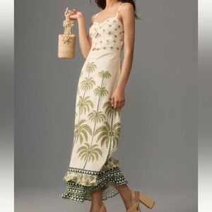 New FARM Rio Palm Springs Maxi Dress